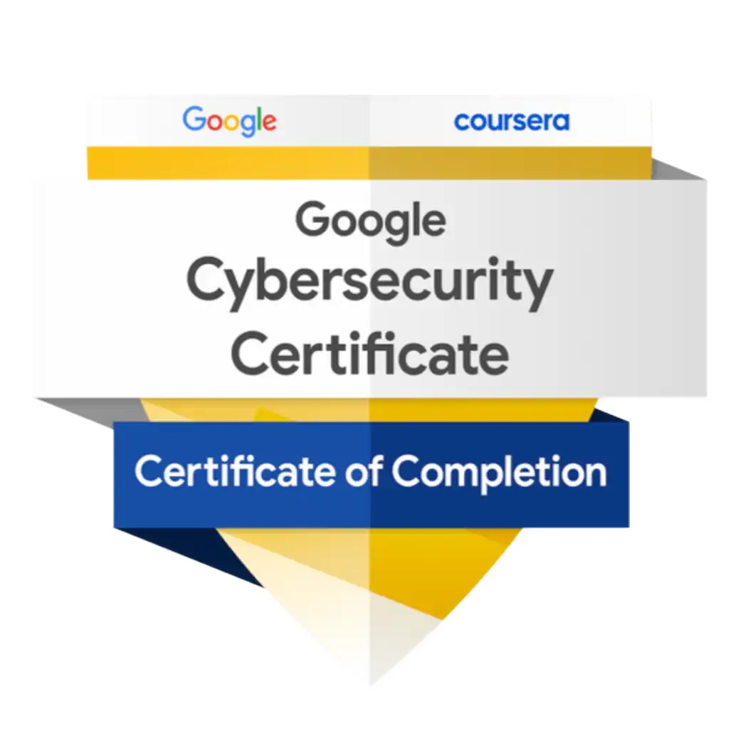 Google Cybersecurity Certificate